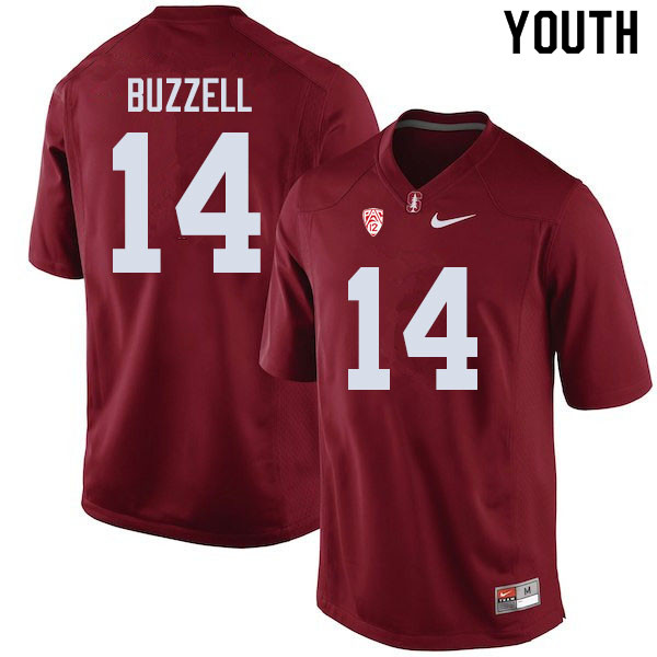Youth #14 Cameron Buzzell Stanford Cardinal College Football Jerseys Sale-Cardinal